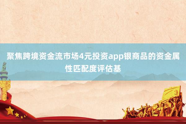聚焦跨境资金流市场4元投资app银商品的资金属性匹配度评估基